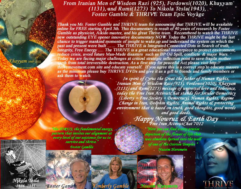 Foster Gamble and THRIVE Team Epic Voyage at Mother Earth Critical Strategic Inflection Points